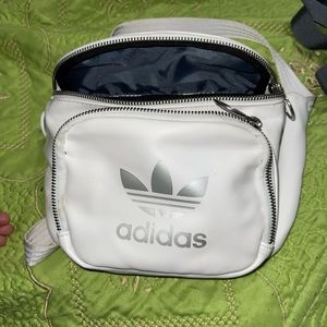 Adidas White Fanny pack